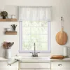 Elrene Home Fashions Cameron Kitchen Window Valance, 15 X 60