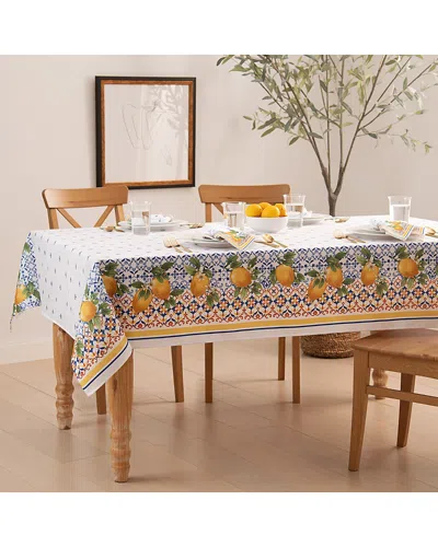 Elrene Home Fashions Capri Lemon Tablecloth, 60 X 144 In Multi