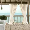Elrene Home Fashions Carmen Sheer Indoor/outdoor Tieback Curtain Panel, 114 X 84