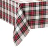 Elrene Home Fashions Christmas Classic Holiday Plaid Cotton Tablecloth, 120 X 60 In Multi
