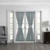 Elrene Home Fashions Colette French Door Window Panel, 54 X 72 In Mineral