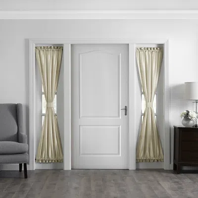 Elrene Home Fashions Colette Sidelite Window Panel, 28 X 72 In Ivory
