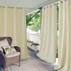 Elrene Home Fashions Connor Solid Indoor/outdoor Curtain Panel, 52 X 108 In Ivory
