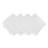 Elrene Home Fashions Continental Solid Texture Water And Stain Resistant Napkins, Set Of 4 In White