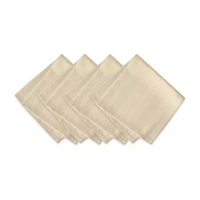 Elrene Home Fashions Denley Stripe Jacquard Napkin In Pink