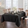 Elrene Home Fashions Elrene Caiden Elegance Damask Oblong Tablecloth, 60 X 102 In Black
