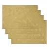 Elrene Home Fashions Elrene Caiden Elegance Damask Placemat, Set Of 4 In Neutral