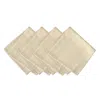Elrene Home Fashions Elrene Denley Stripe Jacquard Napkins, Set Of 4 In Neutral