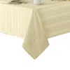 Elrene Home Fashions Elrene Denley Stripe Jacquard Oblong Tablecloth, 52 X 70 In Ivory