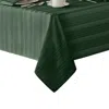 Elrene Home Fashions Elrene Denley Stripe Jacquard Oblong Tablecloth, 60 X 84 In Hunter