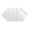 Elrene Home Fashions Elrene Elegance Plaid Damask Napkins, Set Of 4 In White