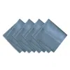 Elrene Home Fashions Elrene Elegance Plaid Damask Napkins, Set Of 4 In Baby Blue