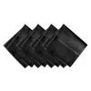 Elrene Home Fashions Elrene Elegance Plaid Damask Napkins, Set Of 4 In Black