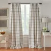 Elrene Home Fashions Erlene Home Fashions Brighton Windowpane Plaid Blackout Window Curtain Panel, 52 X 84