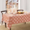 Elrene Home Fashions Falling Leaves Tablecloth In Orange