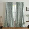Elrene Home Fashions Giovanni Medallion Blackout Window Curtain Panel, 52 X 84