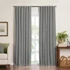 Elrene Home Fashions Harrow Solid Texture Blackout Window Curtain Panel, 52 X 108