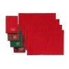 Elrene Home Fashions Holiday Sentiment Value 8-pc. Table Linen Set In Red