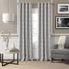 Elrene Home Fashions Julianne Blackout Window Panel, 52 X 84 In Gray