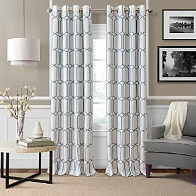 Elrene Home Fashions Kaiden Blackout Window Panel, 52 X 95 In Soft Blue