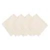 Elrene Home Fashions Laurel Solid Texture Water And Stain Resistant Napkins, Set Of 4 In Neutral