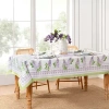 Elrene Home Fashions Lilac Garden Engineered Tablecloth In Purple