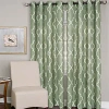 Elrene Home Fashions Medalia Window Panel, 52 X 120 In Spa Blue