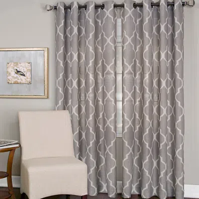 Elrene Home Fashions Medalia Window Panel, 52 X 84 In Stone