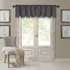 Elrene Home Fashions Mia Beaded Scallop Valance, 19 X 52
