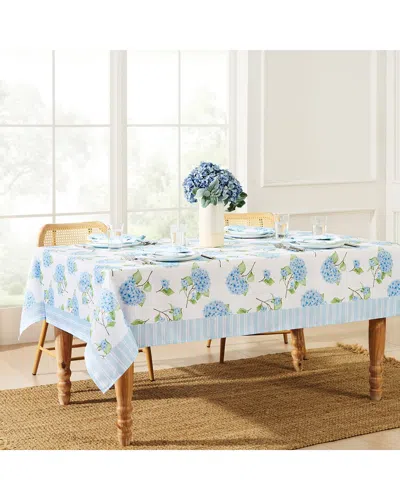 Elrene Home Fashions Nantucket Hydrangea Garden Tablecloth In Blue