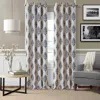Elrene Home Fashions Navara Blackout Window Panel, 52 X 95 In Navy