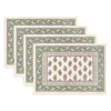 Elrene Home Fashions Nomad Harvest Block Print Placemats, 13x19, Set Of 4 In Multi