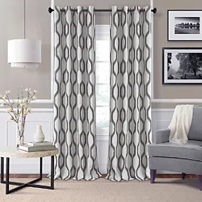 Elrene Home Fashions Renzo Blackout Window Panel, 52 X 84 In Slate Gray