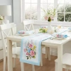 Elrene Home Fashions Rose Cottage Engineered Table Runner In White