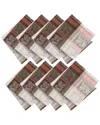 Elrene Home Fashions Set Of 8 Windswept Harvest Jacquard Napkins
