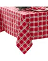Elrene Home Fashions Sherwood Tree Dobby Cotton Rectangle Tablecloth