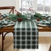 Elrene Home Fashions Sherwood Tree Dobby Cotton Table Runner In Green