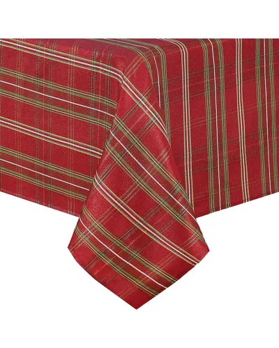 ELRENE HOME FASHIONS ELRENE HOME FASHIONS SHIMMERING PLAID TABLECLOTH