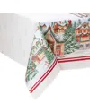 Elrene Home Fashions Storybook Christmas Village Holiday Tablecloth In Multi