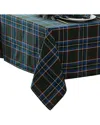 Elrene Home Fashions Stowe Tartan Holiday Plaid Rectangle Tablecloth In Green