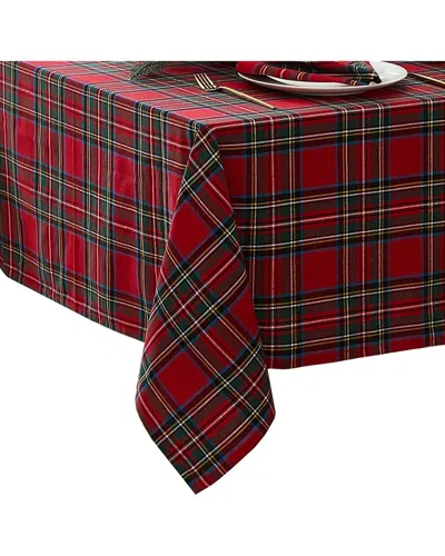 ELRENE HOME FASHIONS ELRENE HOME FASHIONS STOWE TARTAN HOLIDAY PLAID RECTANGLE TABLECLOTH