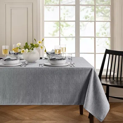 Elrene Home Fashions Water & Stain Resistant Continental Tablecloth In Gray