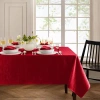 Elrene Home Fashions Water & Stain Resistant Continental Tablecloth In Red