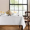Elrene Home Fashions Water & Stain Resistant Laurel Tablecloth In White