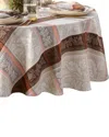 Elrene Home Fashions Windswept Harvest Jacquard Round Tablecloth