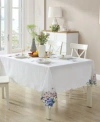 Elrene Hydrangea Cutwork Table Linen Collection In Lilac
