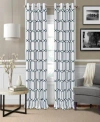 Elrene Kaiden Blackout Linen 52" X 84" Window Panel In Indigo