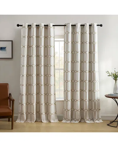 ELRENE ELRENE KAIDEN GEOMETRIC ROOM DARKENING WINDOW CURTAIN