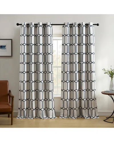 ELRENE ELRENE KAIDEN GEOMETRIC ROOM DARKENING WINDOW CURTAIN