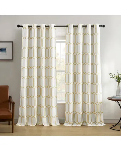 ELRENE ELRENE KAIDEN GEOMETRIC ROOM DARKENING WINDOW CURTAIN